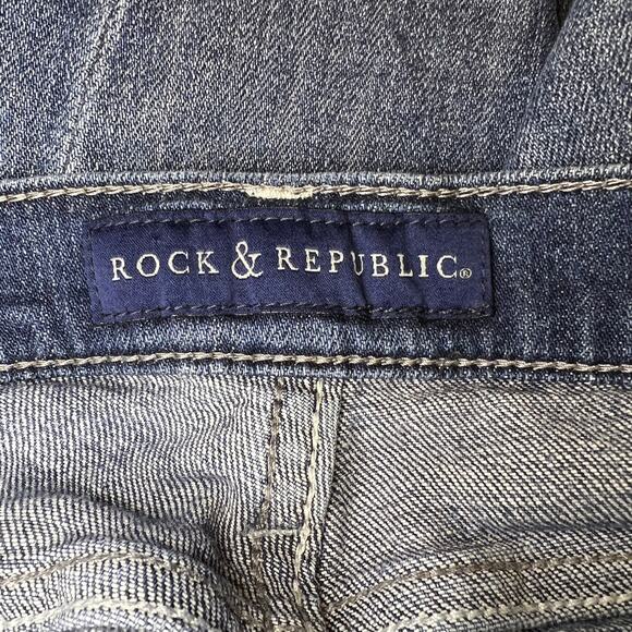 Rock & Republic Women's Kasandra Boot Cut Jeans Size 8 - Picture 3 of 7